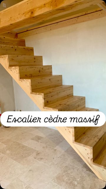 Fabrication artisanale sur mesure ✨

Cet escalier en cèdre massif est le fruit d’un savoir-faire d’exception : un bois noble issu d’une scierie locale, située à seulement 10 km de notre atelier.

Chaque détail compte. Notre Compagnon du Devoir a entièrement réalisé une épure à la main, perpétuant des gestes précis et traditionnels.

Un ouvrage unique, façonné avec passion, exigence et respect des matériaux. 🌿

#luberon #passionbois #compagnonsdudevoir #menuisier #artisanatfrancais